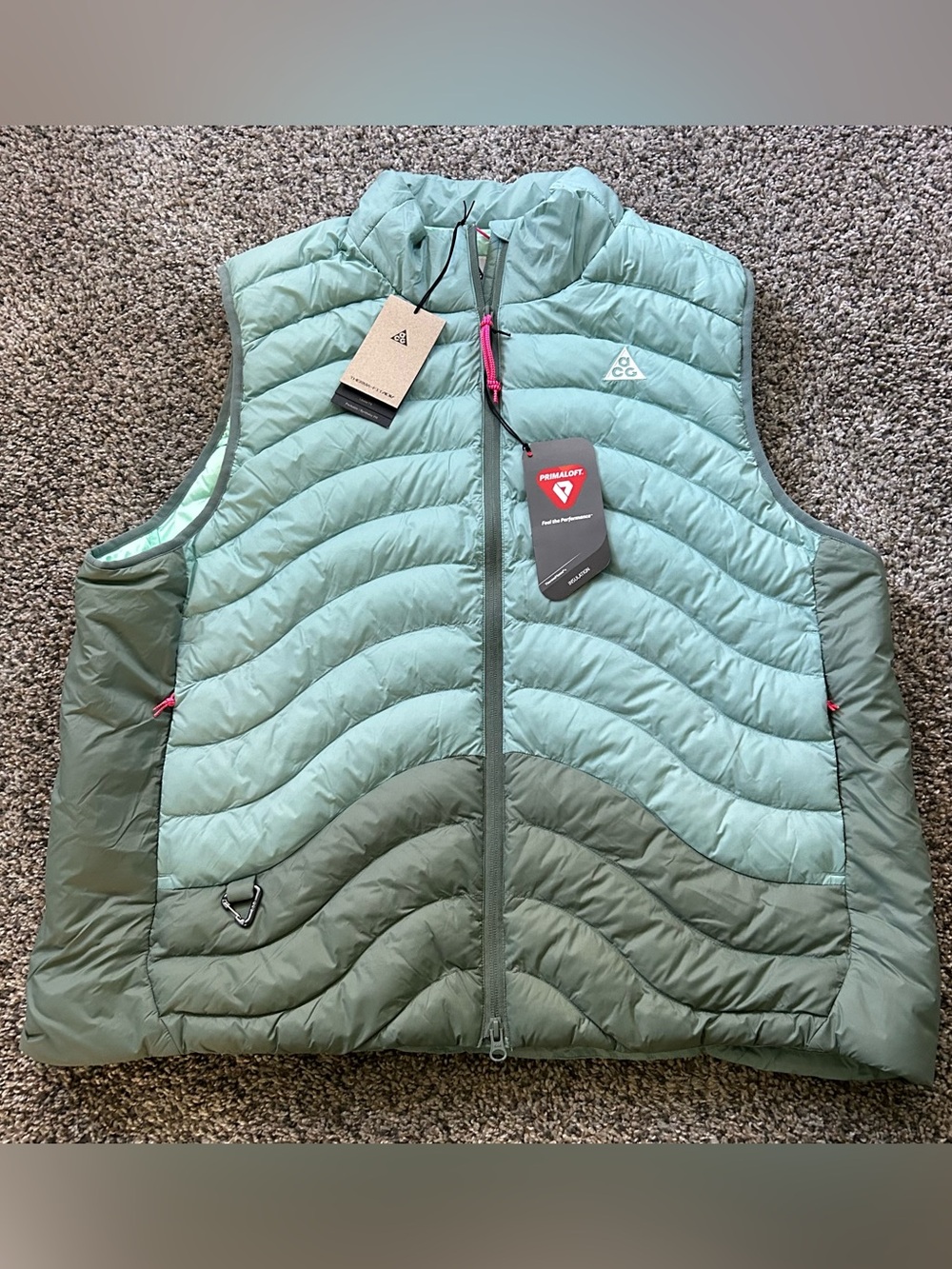 Nike ACG "Lava Flow" Men's Therma-FIT ADV Vest Cannon Mint Foam XL HV0605-017